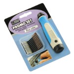 NOGA afgratersæt NG8150 med 10 stk. S10 klinger